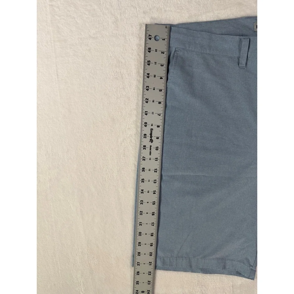 Travis Mathew‎ Beck Performance Golf Shorts Stretch Blue Gray Men's Size38